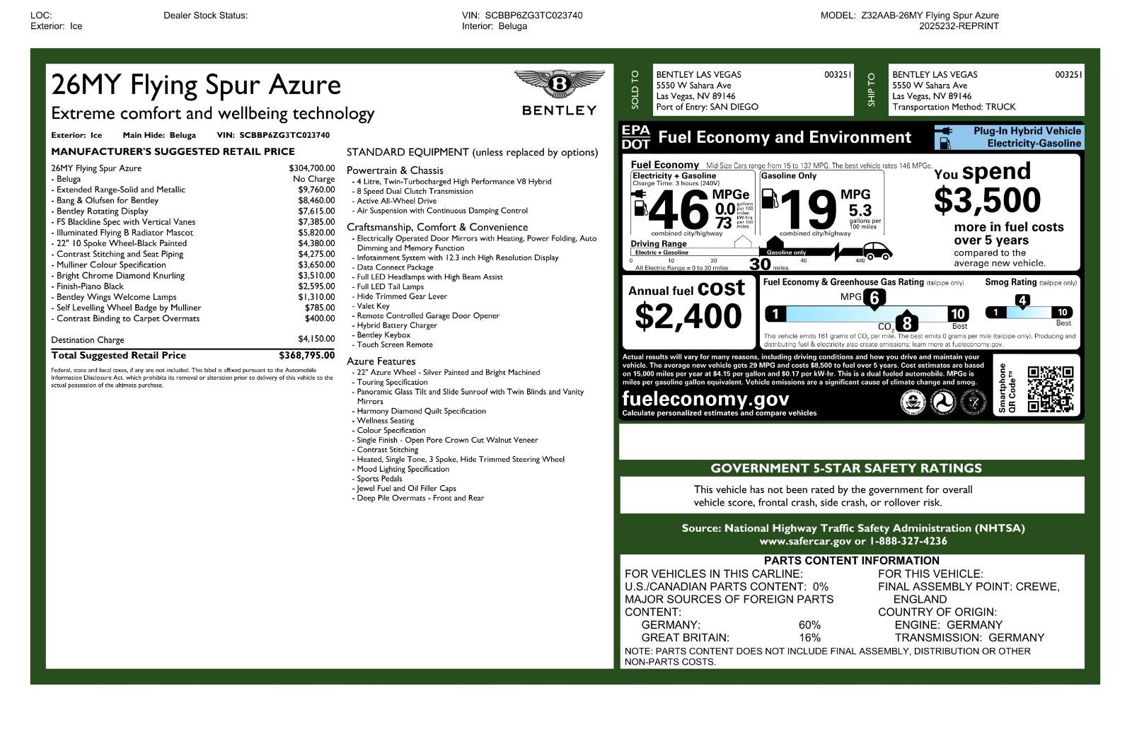 2026 Bentley Flying Spur Azure - Photo 40