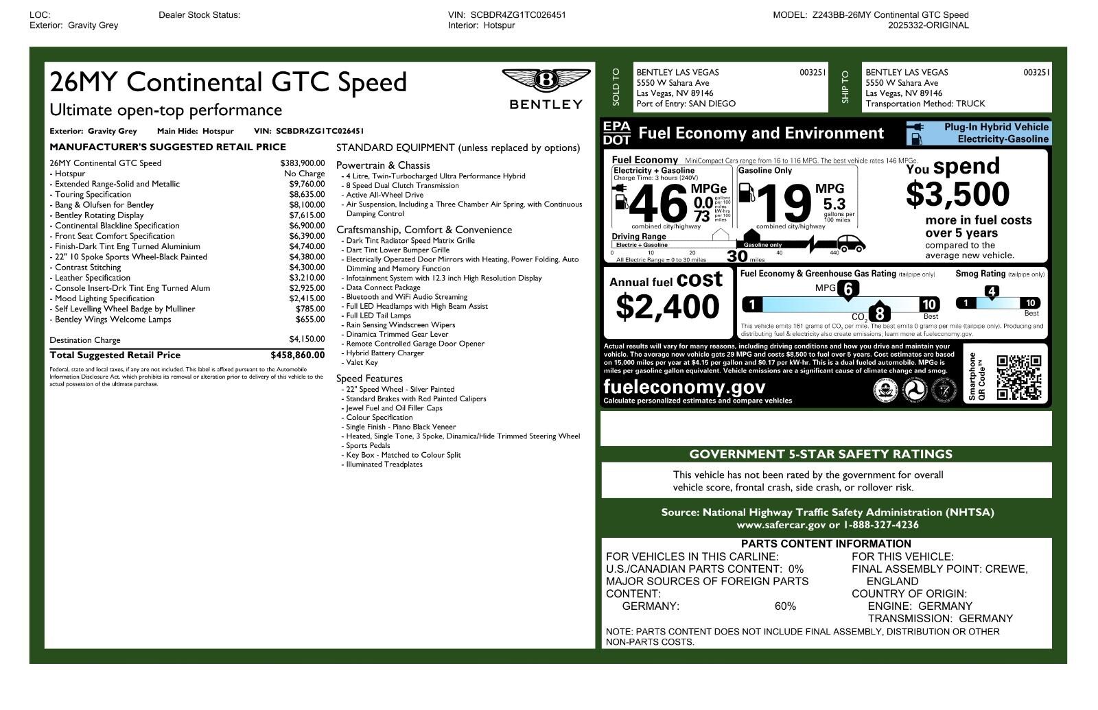 2026 Bentley Continental GTC Speed - Photo 39