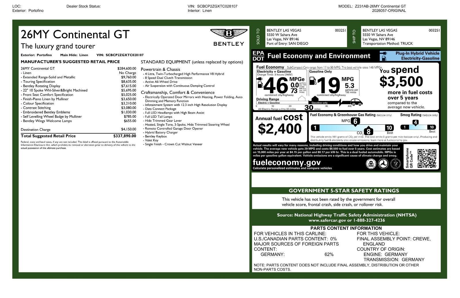 2026 Bentley Continental GT Base - Photo 39